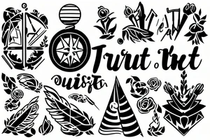 trust the process tattoo idea