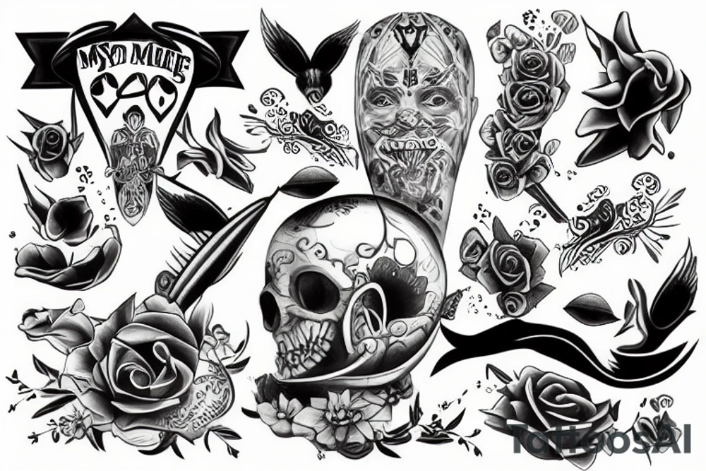 My wife's son tattoo idea