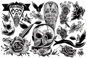 My wife's son tattoo idea