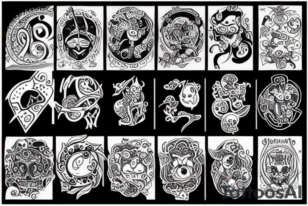 Zodiac tattoo idea