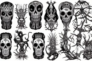 king in yellow carcosa tattoo idea