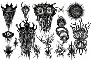 king in yellow carcosa tattoo idea