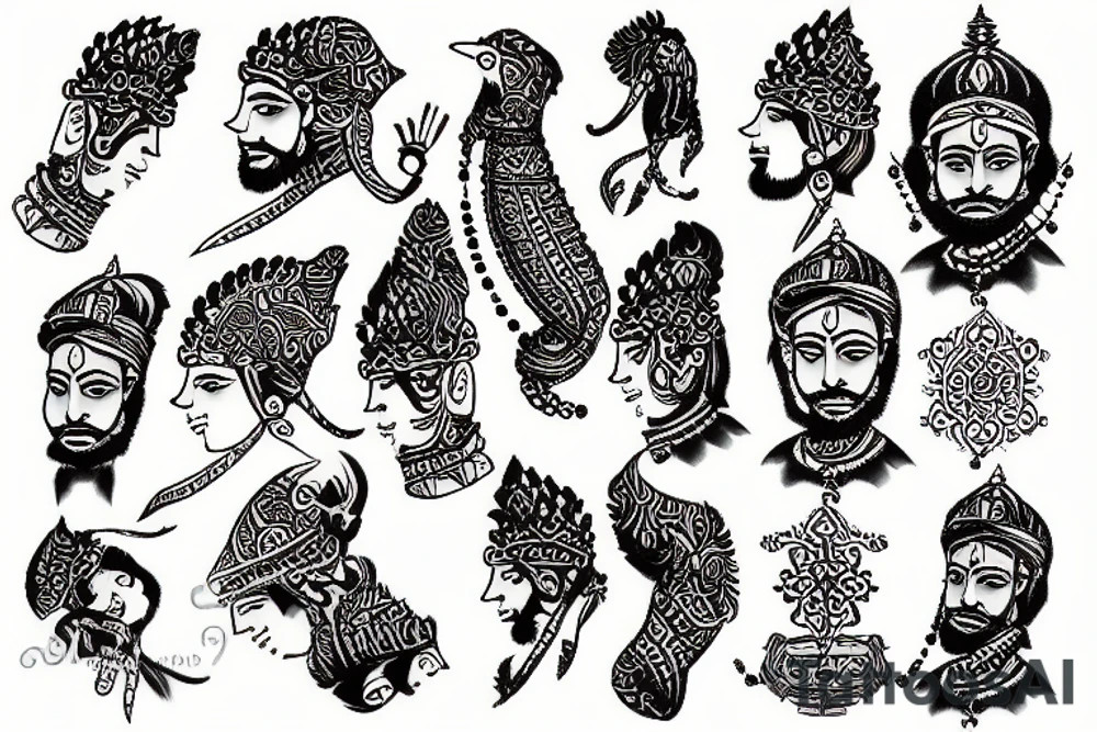 shivaji tattoo idea
