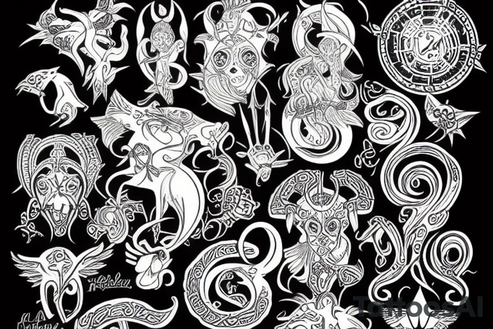 Zodiac tattoo idea