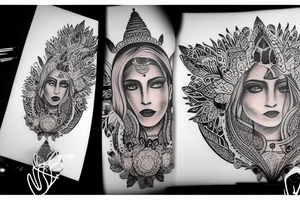 india car tattoo idea