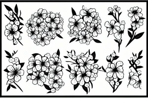 Japanese cherry blossom tattoo idea