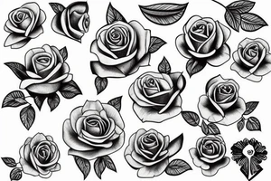 Yorkshire white rose tattoo idea