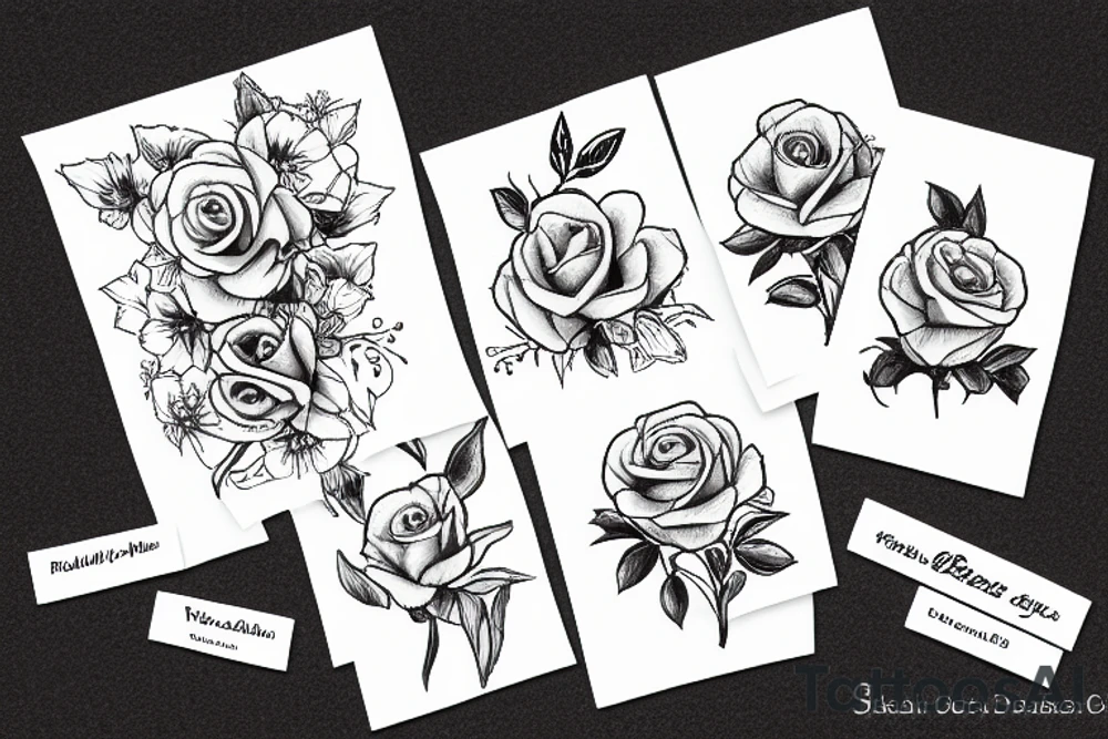 Yorkshire white rose tattoo idea