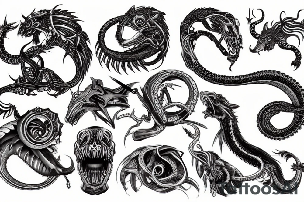 ouroboros tattoo idea