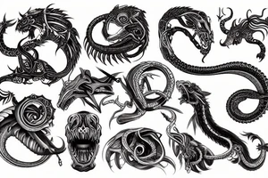 ouroboros tattoo idea