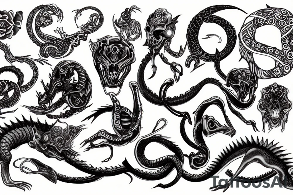 ouroboros tattoo idea