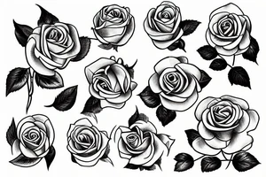 Yorkshire white rose tattoo idea