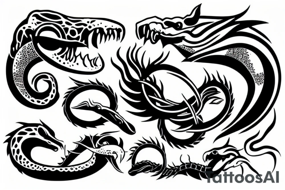 ouroboros tattoo idea