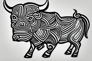 bull dancing in the stars tattoo idea
