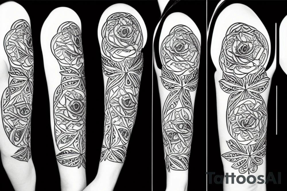 Yorkshire white rose tattoo idea
