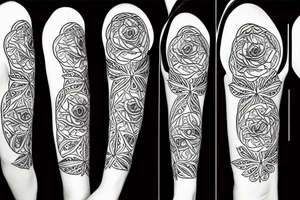 Yorkshire white rose tattoo idea