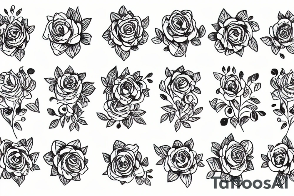Yorkshire white rose tattoo idea