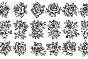 Yorkshire white rose tattoo idea