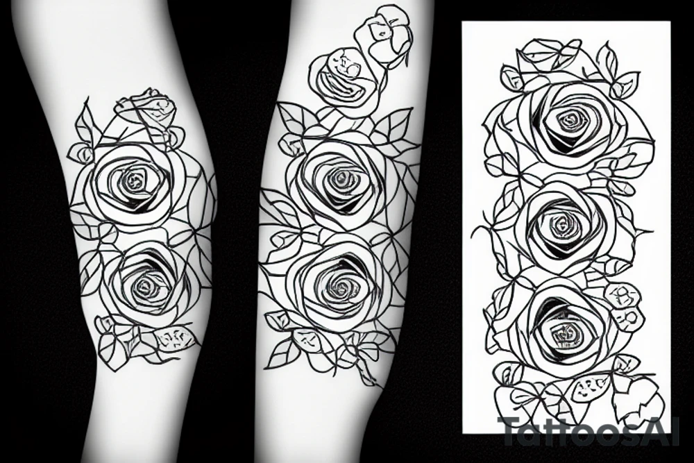 Yorkshire white rose tattoo idea