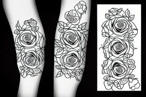 Yorkshire white rose tattoo idea