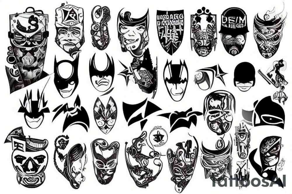 crime fighting technology tattoo idea