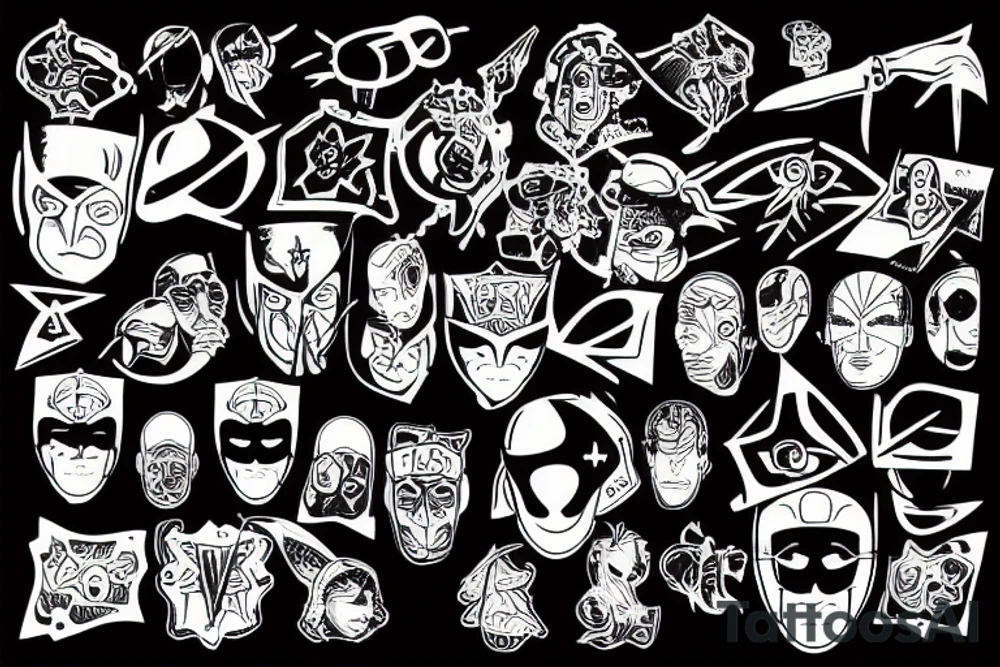 crime fighting technology tattoo idea