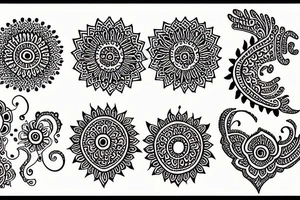 Henna tattoo idea