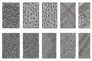 Abstract geometric shapes tattoo idea