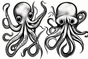 Octopus philosophet tattoo idea