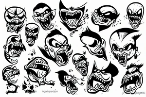 kocroach angry tattoo idea