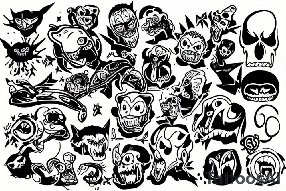 kocroach angry tattoo idea