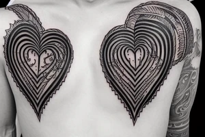 dagger through a heart, american style tattoo tattoo idea