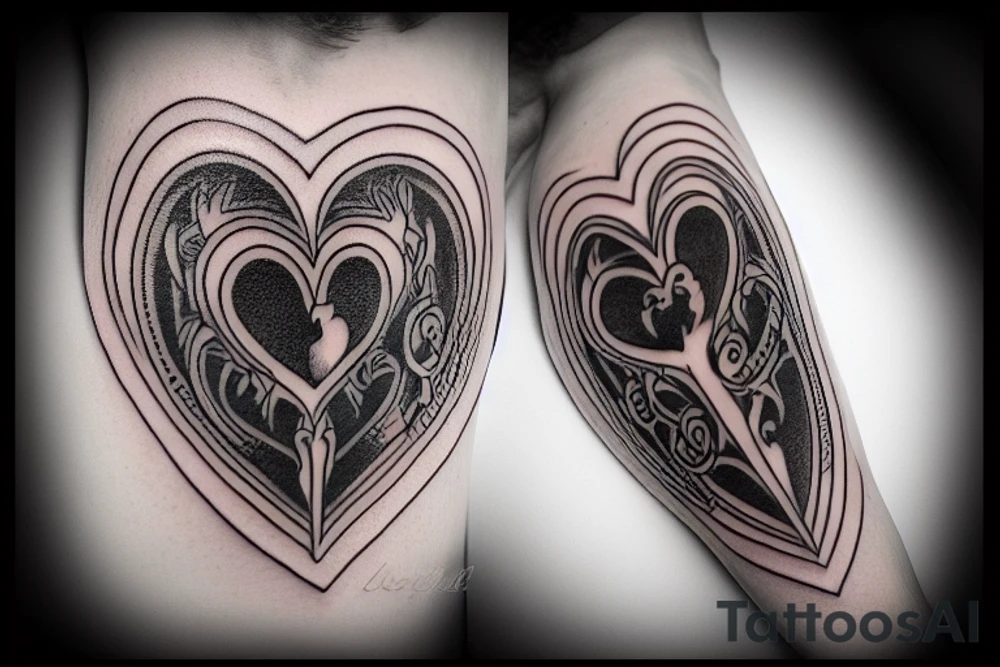 dagger through a heart, american style tattoo tattoo idea dagger through a heart, american style tattoo tattoo idea