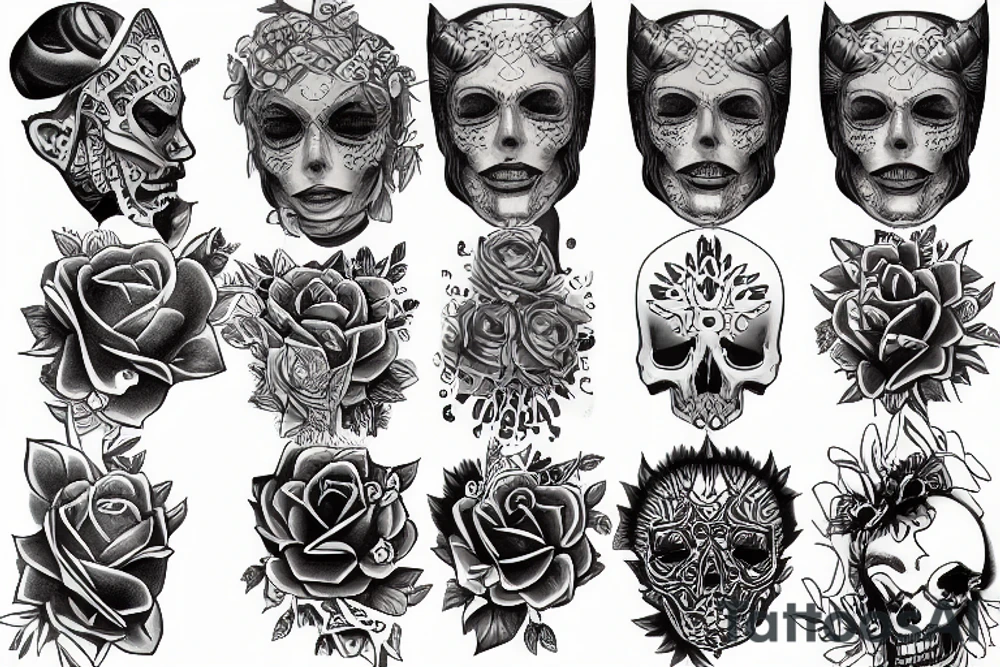 A tattoo-ai that has come self-aware tattoo idea