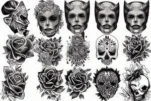 A tattoo-ai that has come self-aware tattoo idea