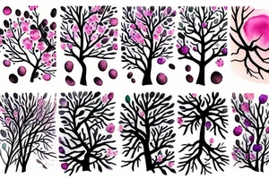 Sakura tree branch tattoo idea