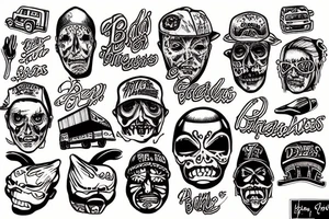bad dreams at a truck stop tattoo idea