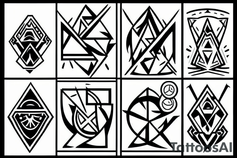 Carrying water; Chopping wood tattoo idea