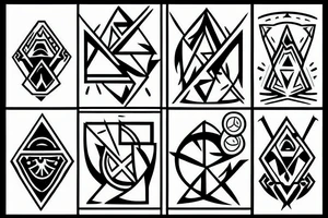 Carrying water; Chopping wood tattoo idea