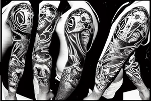 Leo Messi with octopus legs tattoo idea