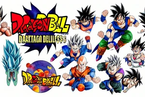dragon ball tattoo idea
