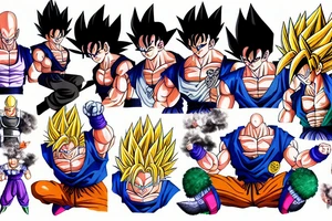 dragon ball tattoo idea