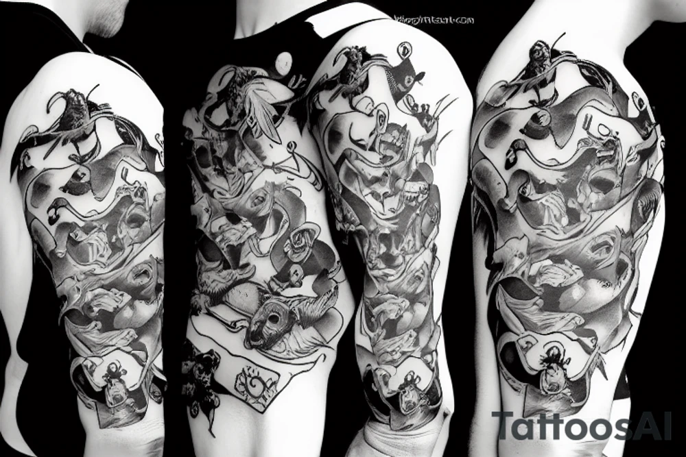 rat swarm tattoo idea