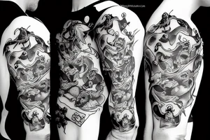 rat swarm tattoo idea