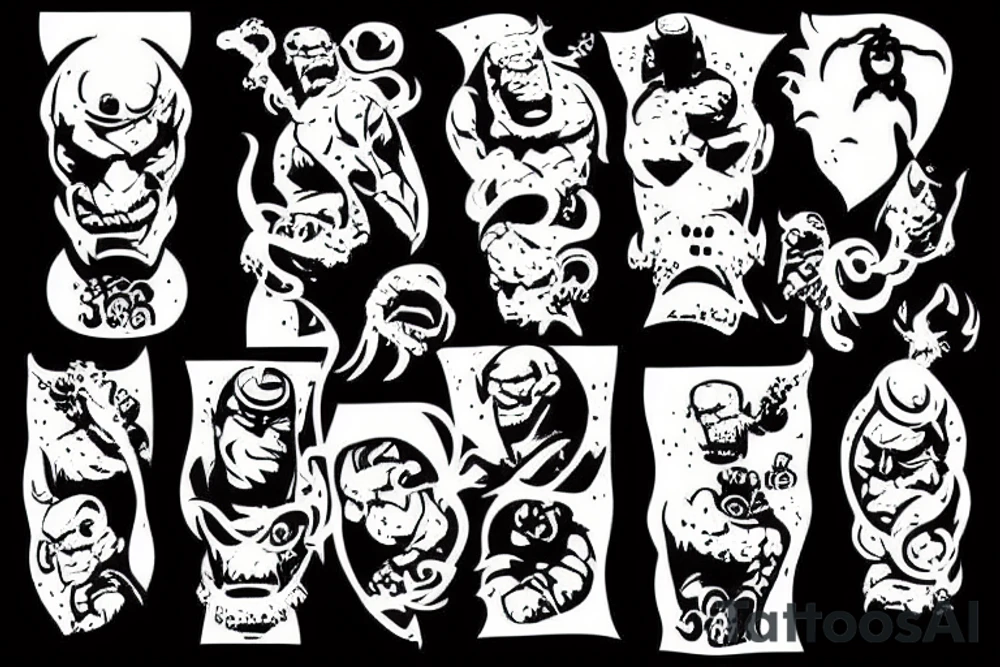 hellboy tattoo idea