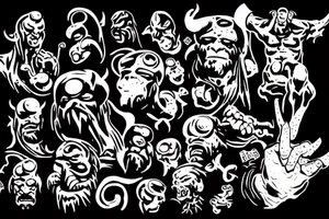 hellboy tattoo idea