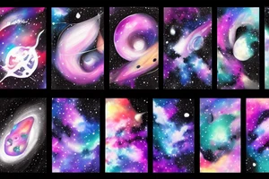 the galaxy tattoo idea