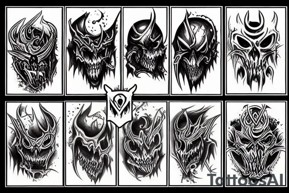 chaos spawn tattoo idea
