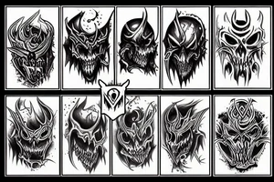 chaos spawn tattoo idea