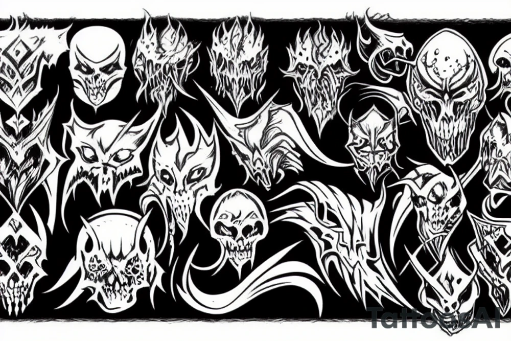 chaos spawn tattoo idea